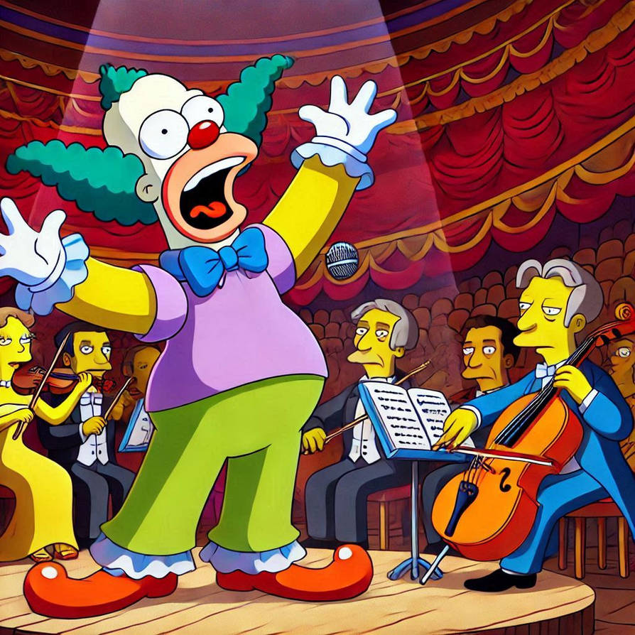 operanuary: krusty the clown by alteregobro on DeviantArt