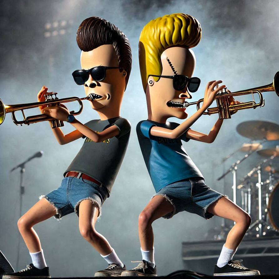 T-shirt Da Uomo Con Logo Beavis And Butthead, Taglia Dalla S - Foto 10