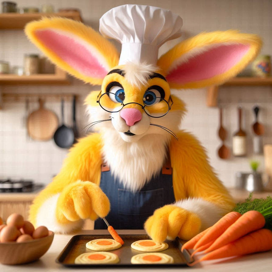 bakepril: fall apart rabbit by alteregobro on DeviantArt