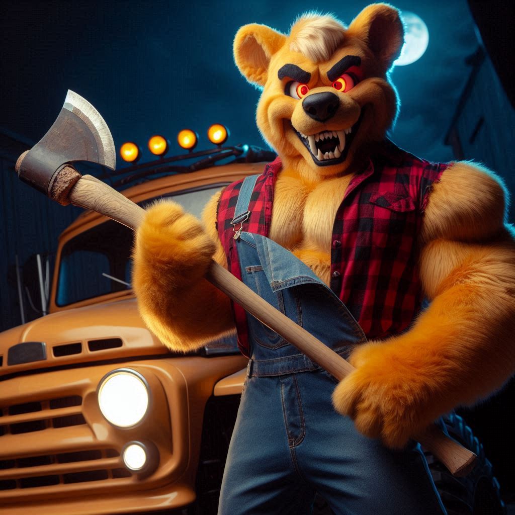 monster truck month: evil winnie the pooh by alteregobro on DeviantArt