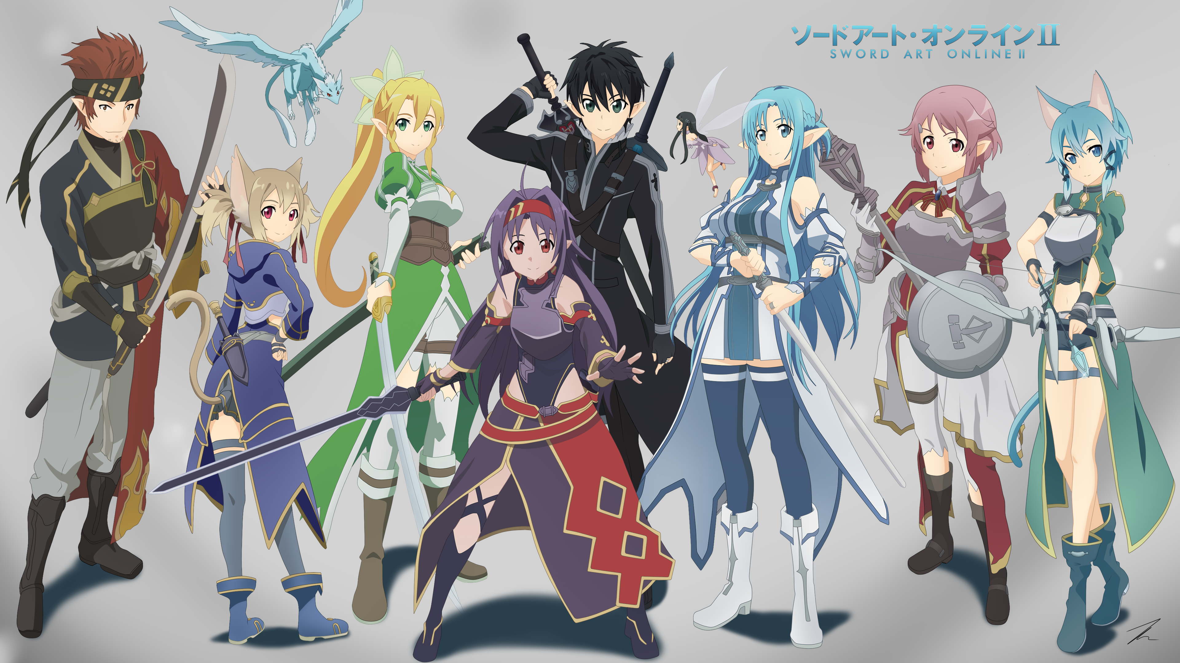 Sword Art Online Characters Alfheim by IGamer2016 on DeviantArt