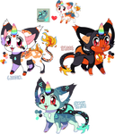 Unicat Adoptables CLOSED by RayFierying