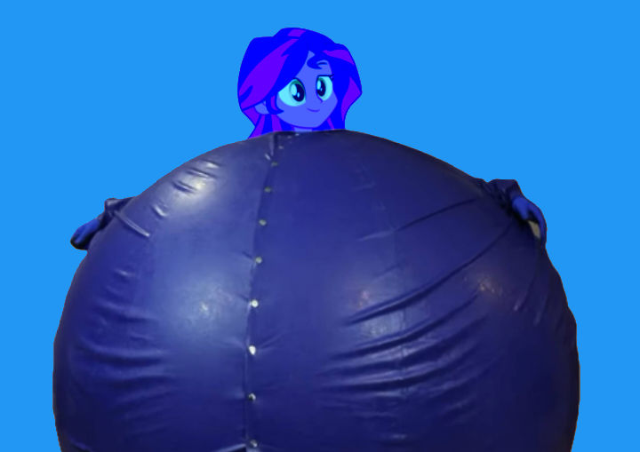 Merboy Inflatcion Sunset Shimmer's Blueberry Inflation by drawingboy12 on DeviantArt