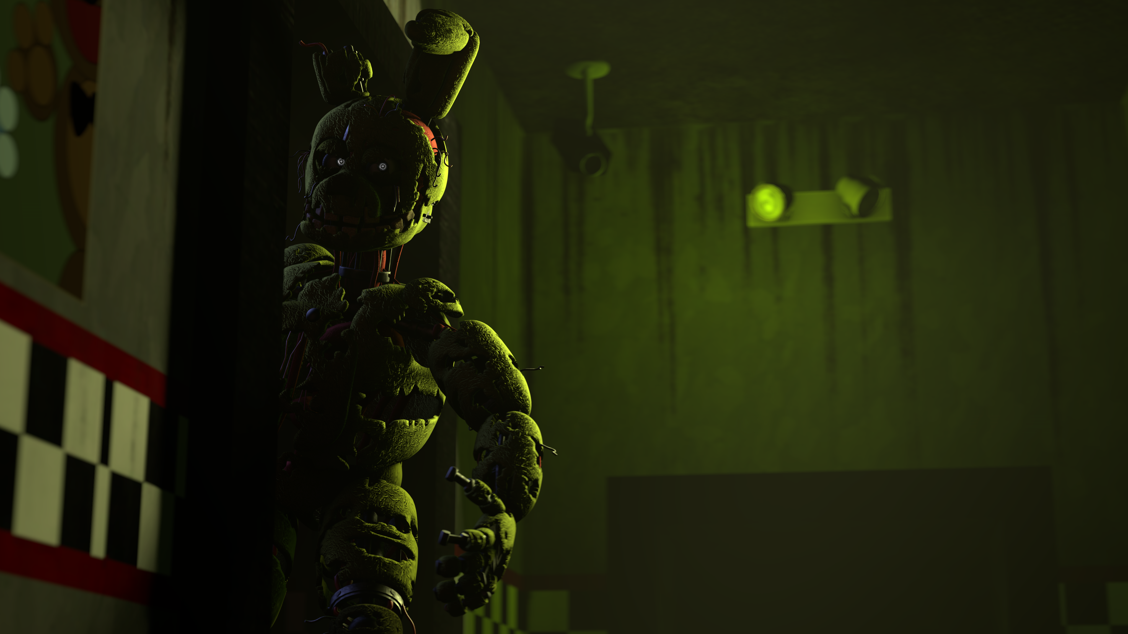Fnaf Sfm Breakneck Springtrap Wallpaper 4k By Cat34 Ea On