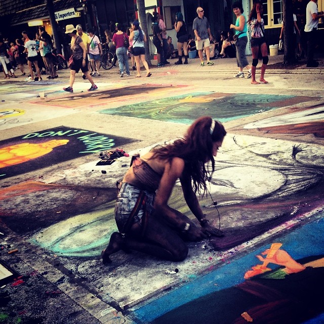 2014 Lake Worth Street Painting Festival Artist