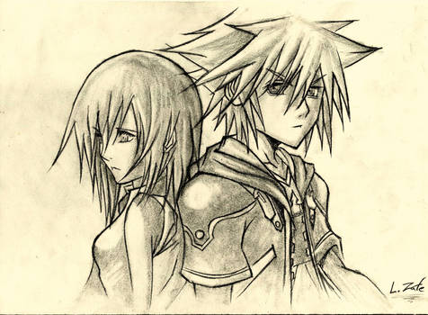 Sora y Kairi (Kingdom Hearts)