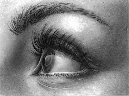 Eye pencil drawing 3