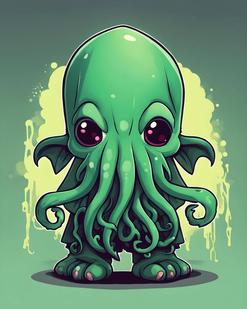 Catulhu Cute Cthulhu by tangeloAI on DeviantArt