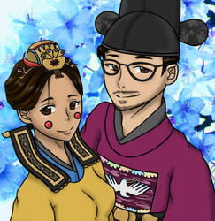 Jin and Wife - Family Friend Portrait Commission