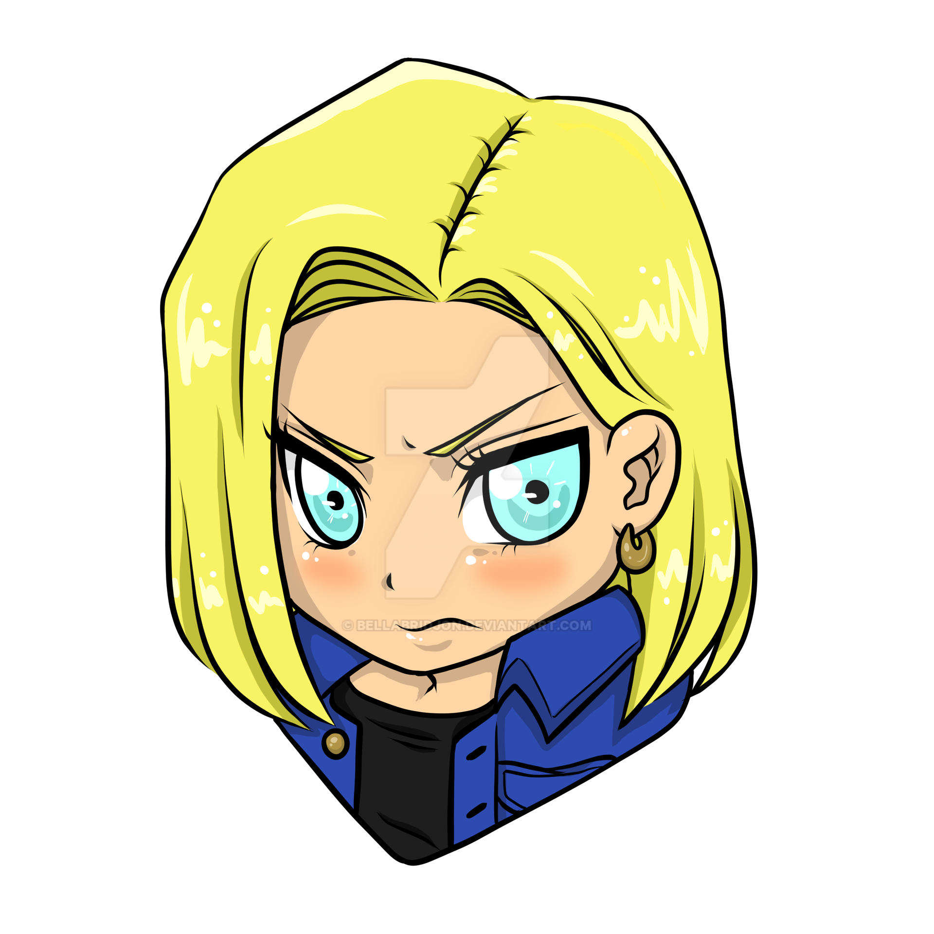 Chibi Android 18 - Dragon Ball Z - DBZ Fanart by Bellabridjon on DeviantArt