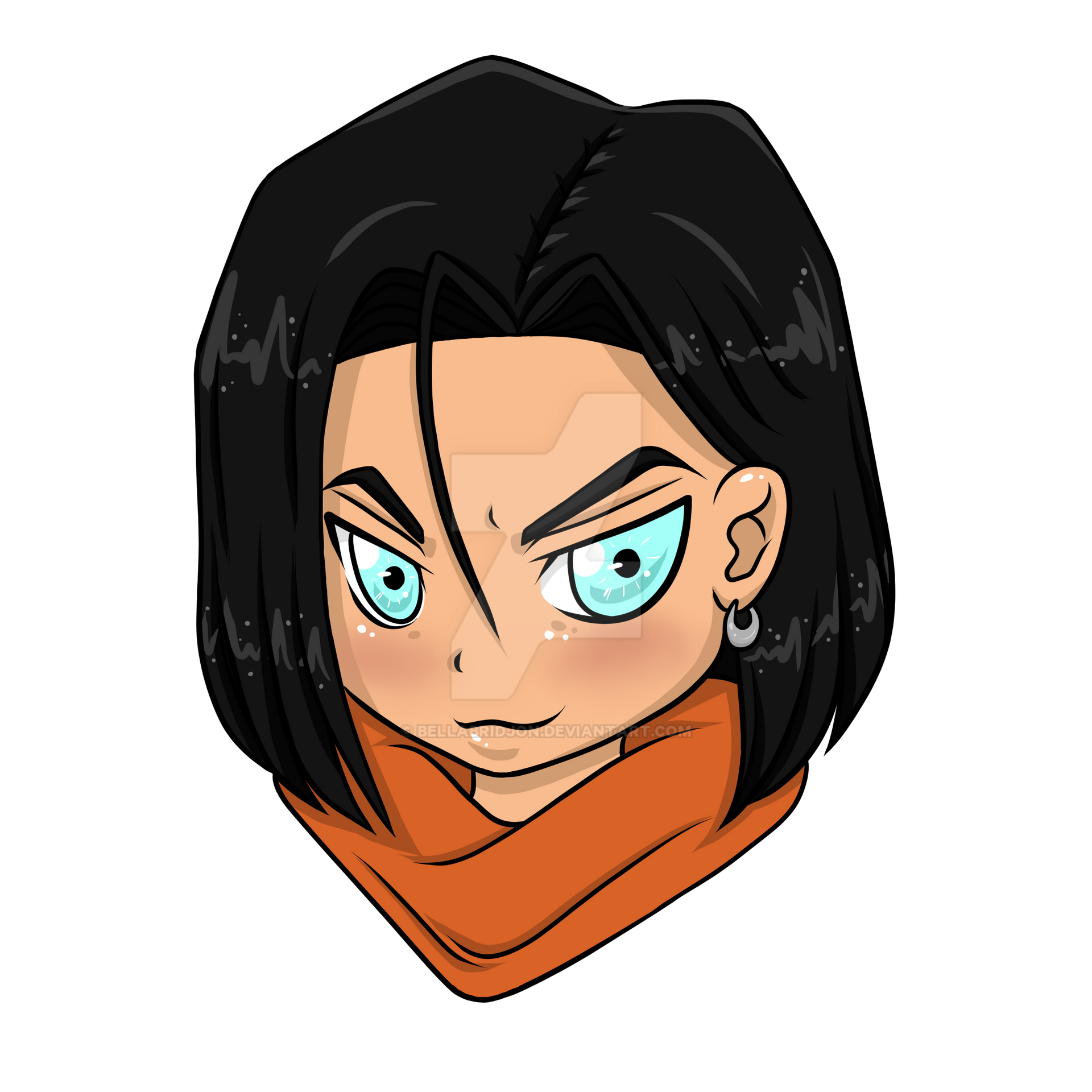 Chibi Android 17 - Dragon Ball Z - DBZ Fanart by Bellabridjon on DeviantArt