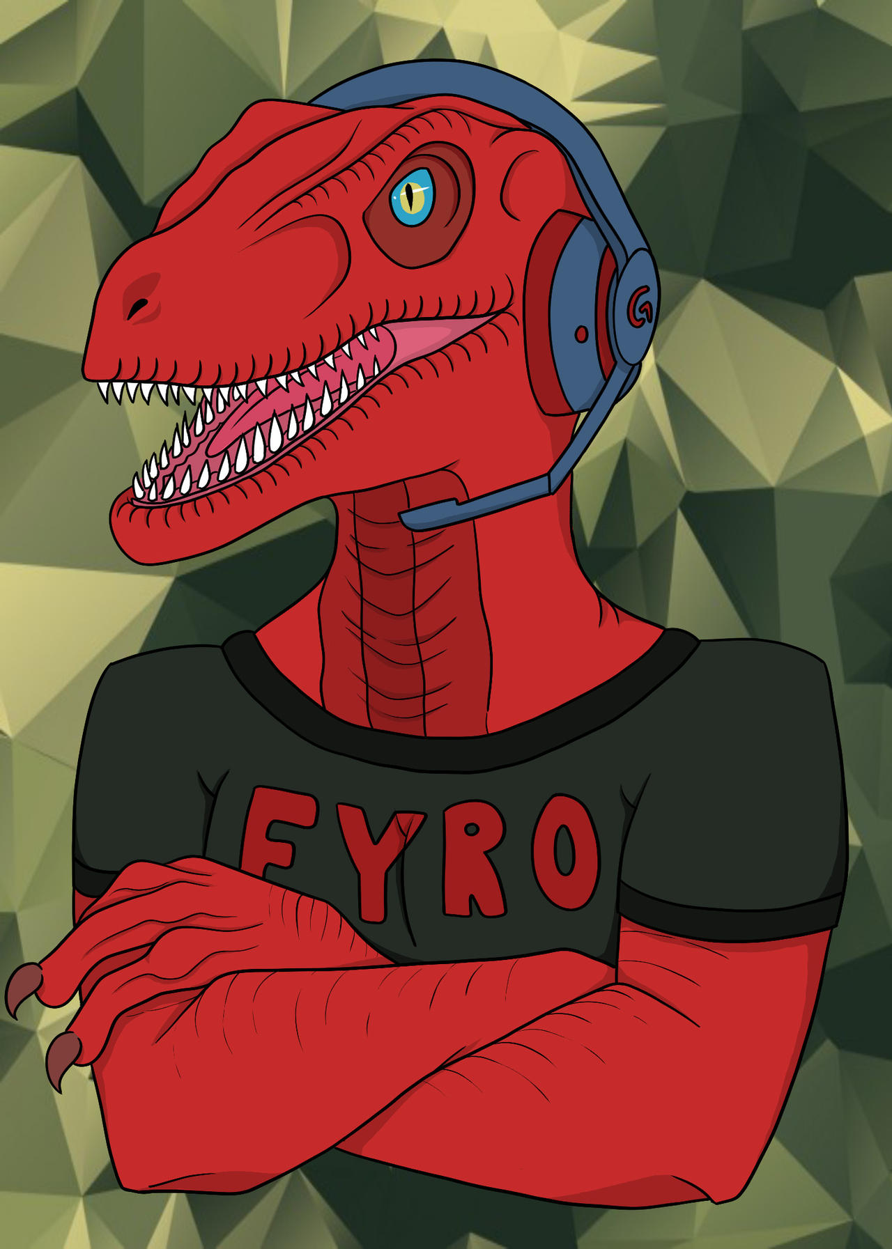 Red Raptor FYRO - Friend Art Commission by Bellabridjon on DeviantArt