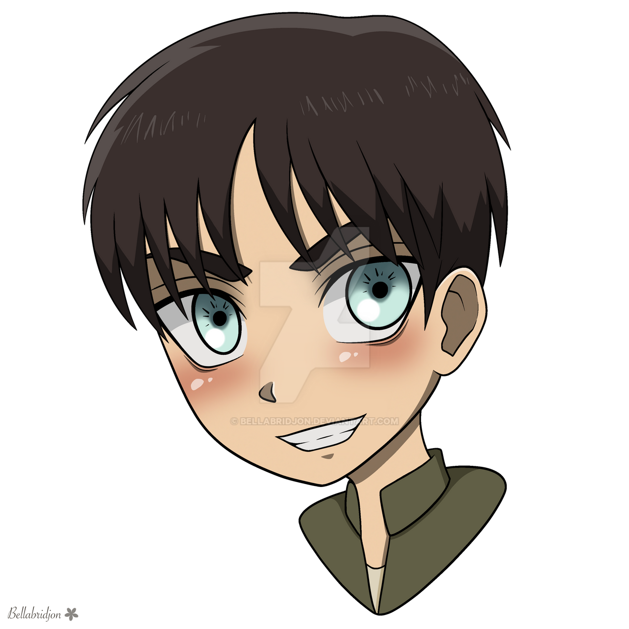 Chibi Eren Yeager - Attack on Titan by Bellabridjon on DeviantArt