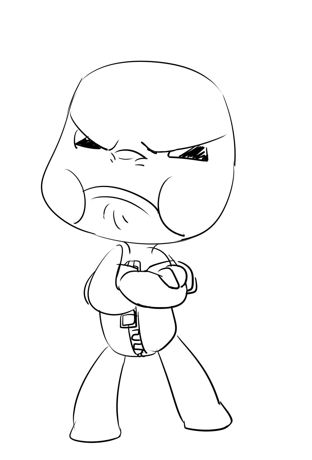 Angry Stack Boy Angry Sackboy by DJ-Thais on DeviantArt