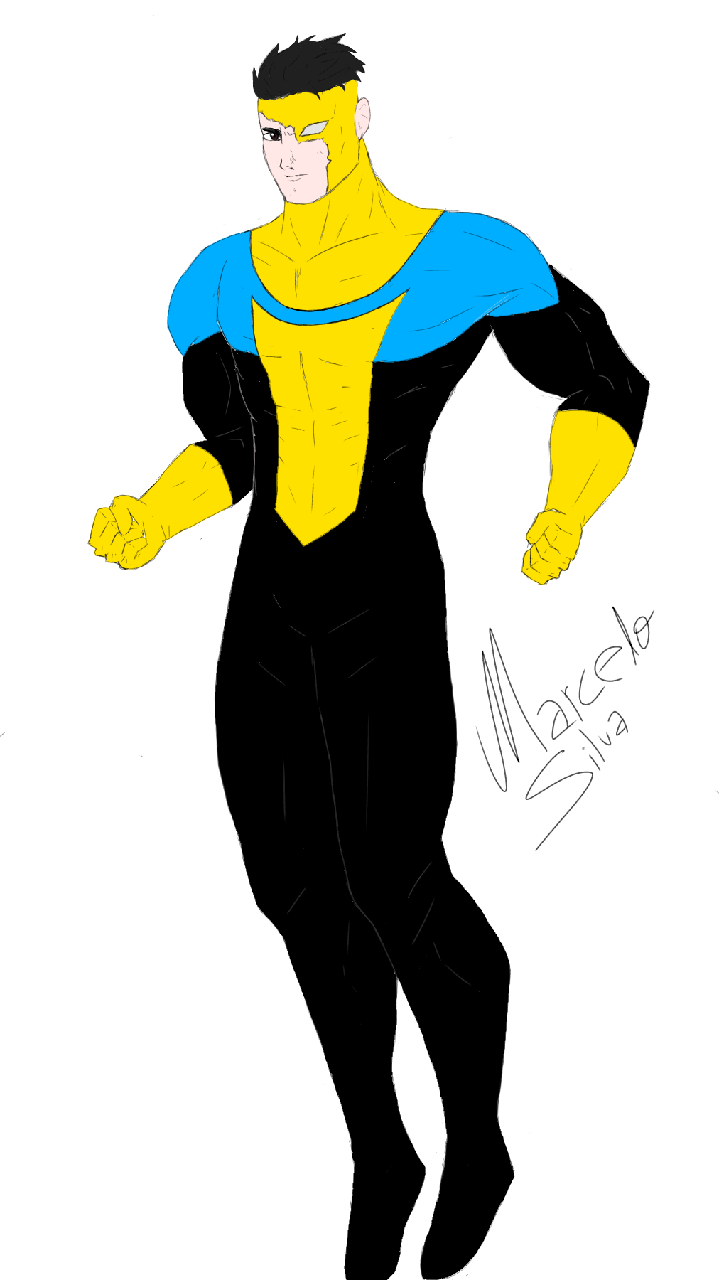Mark Grayson, Invincible by MarceloSilvaArt on DeviantArt