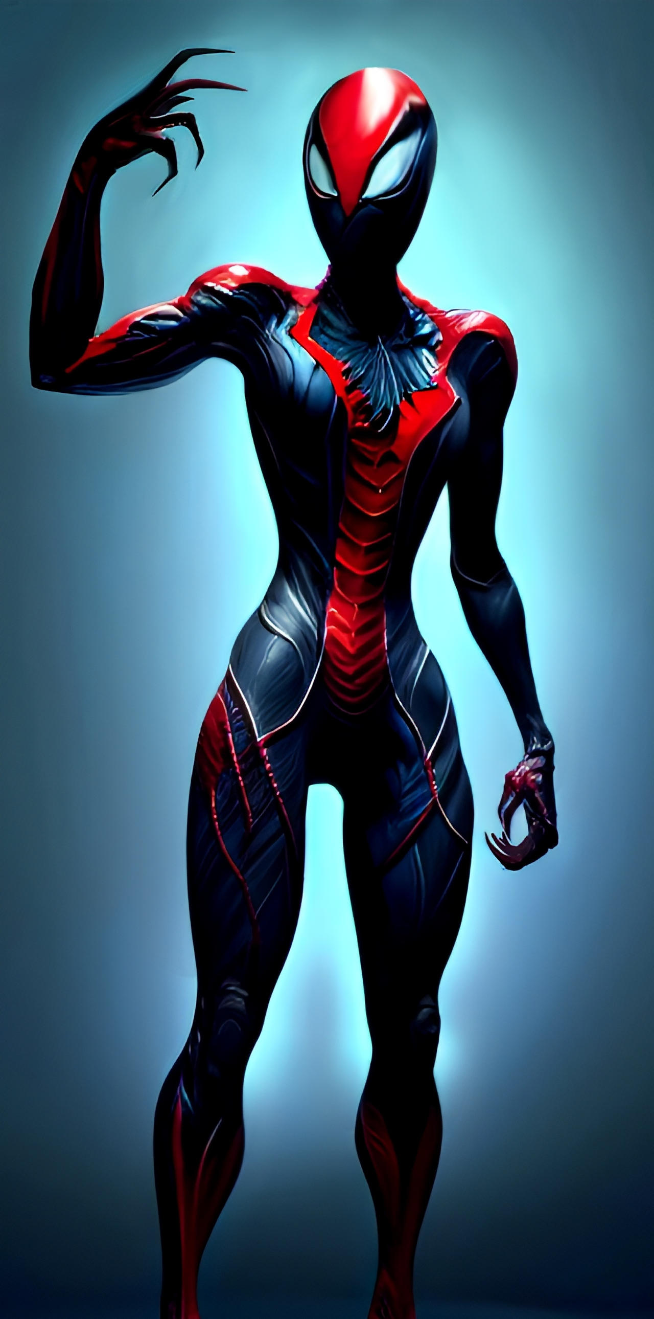 Symbiote Female Suit Concept Art by MarceloSilvaArt on DeviantArt