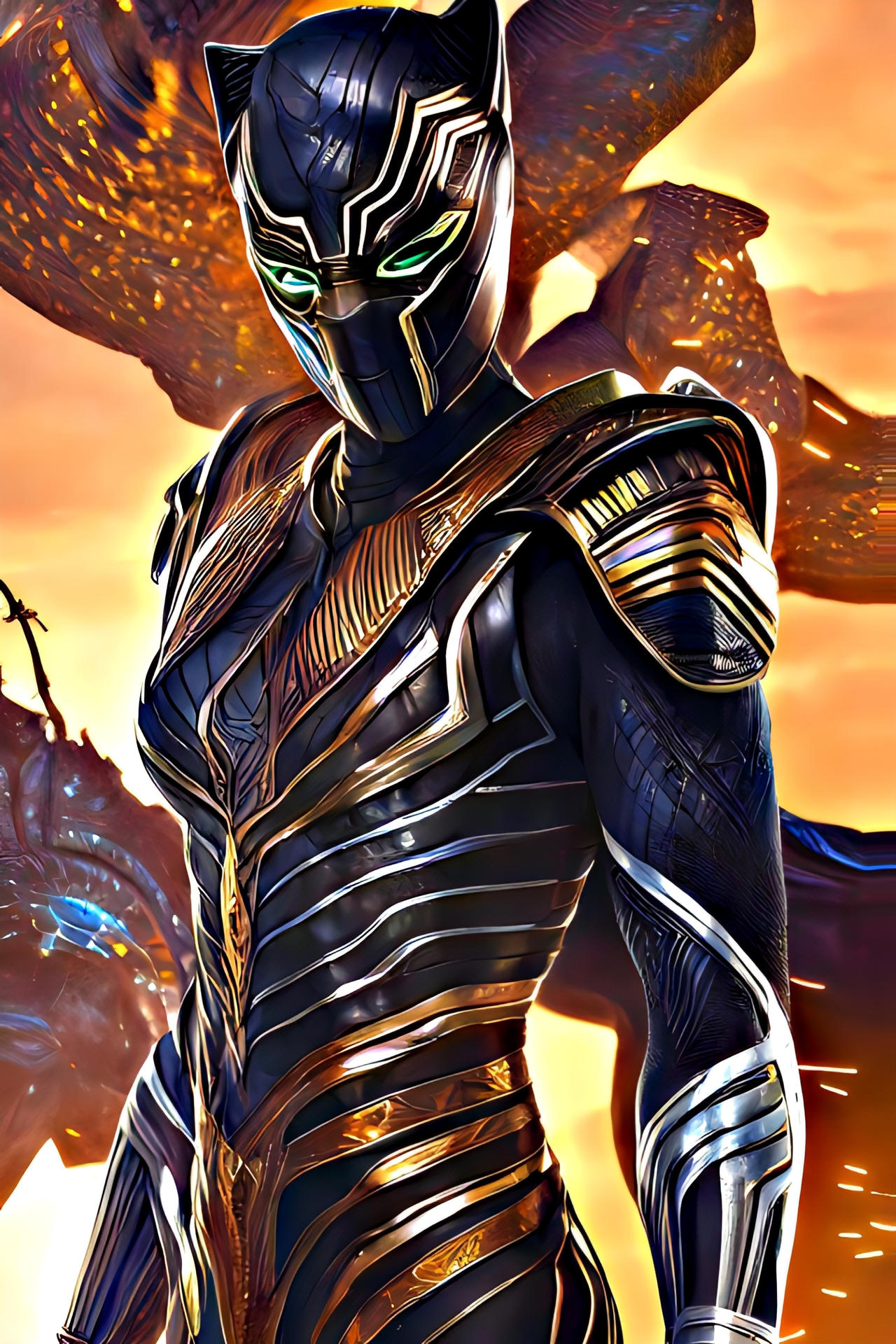 Black Panther Girl Concept Art by MarceloSilvaArt on DeviantArt