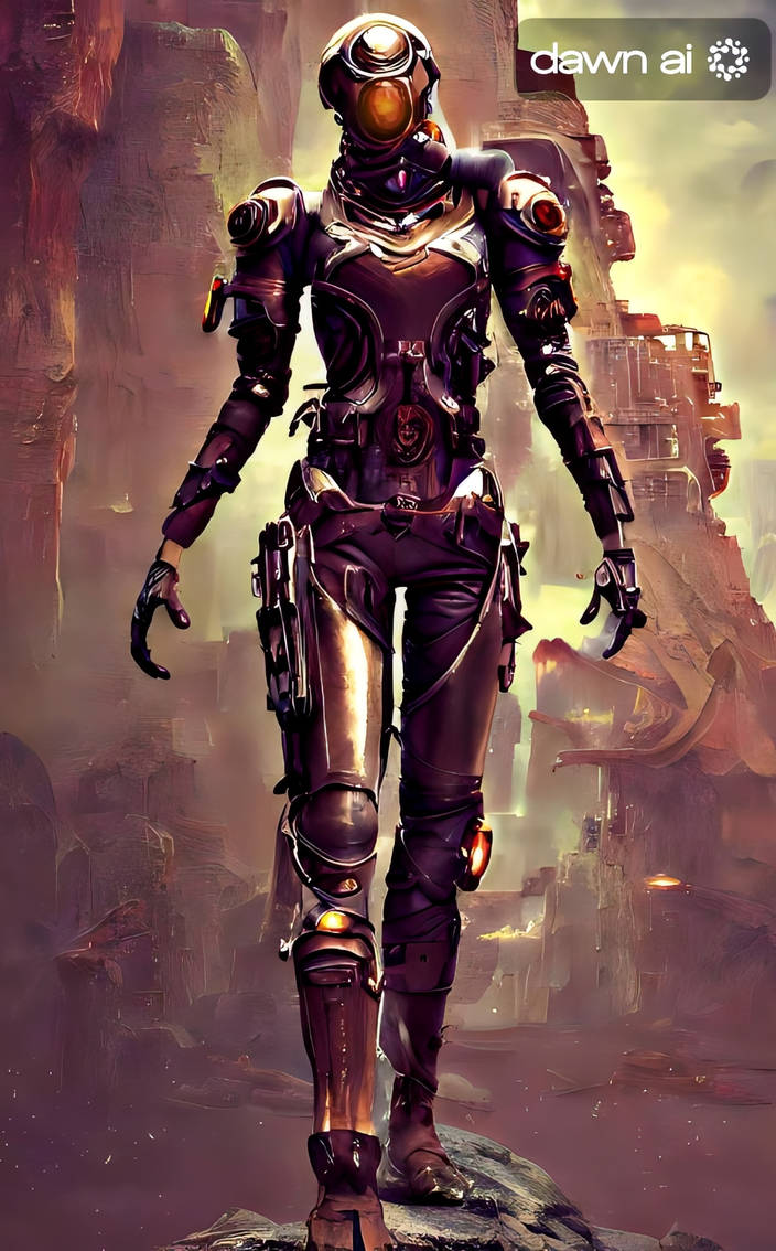 Female Robot Art by Dawn AI by MarceloSilvaArt on DeviantArt
