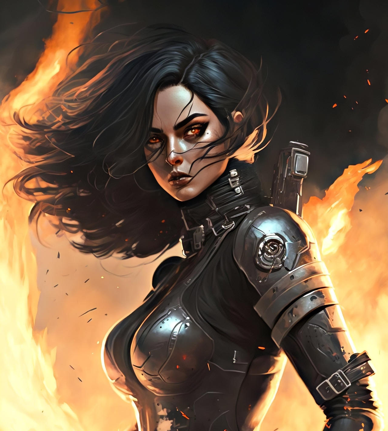 Sci-fi Female Character Concept Art by MarceloSilvaArt on DeviantArt