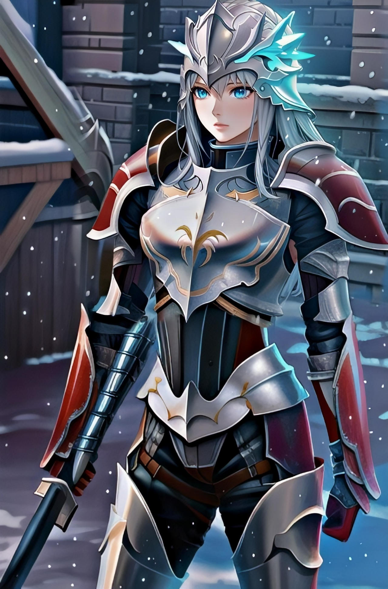 Anime girl Knight by MarceloSilvaArt on DeviantArt