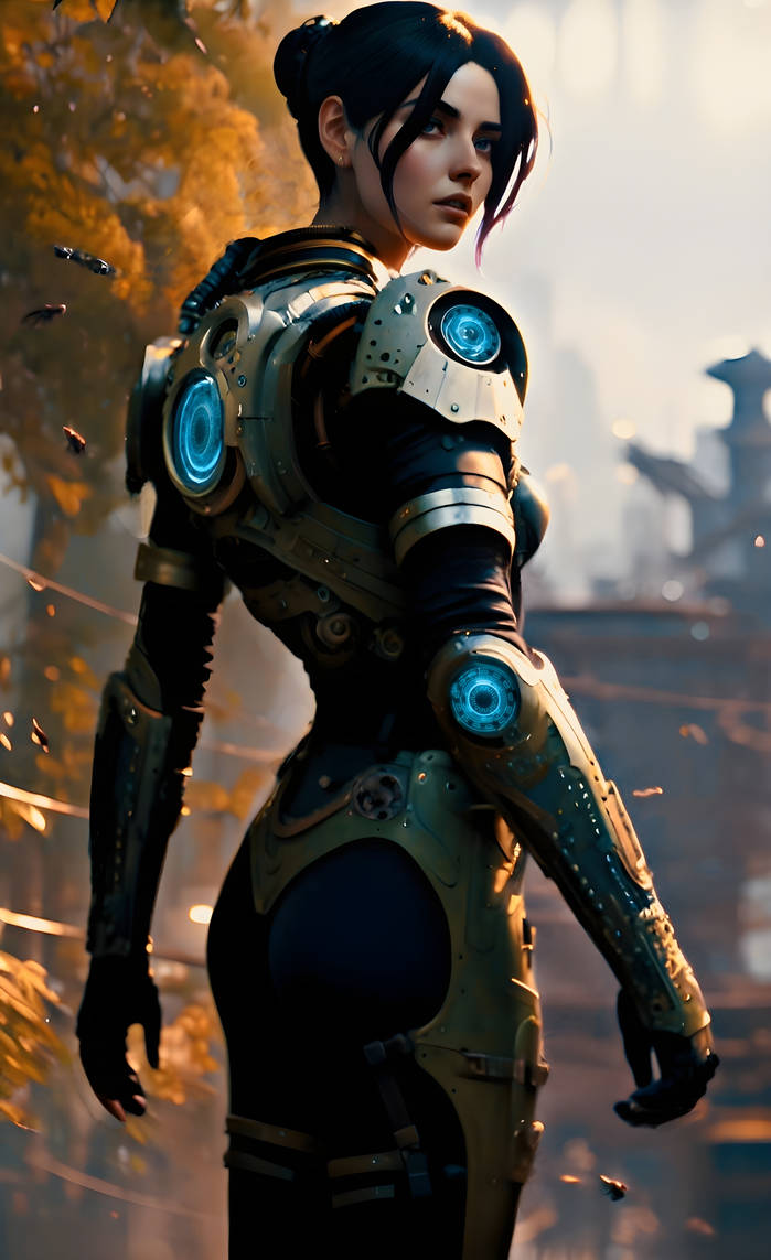 Sci-fi Girl by MarceloSilvaArt on DeviantArt