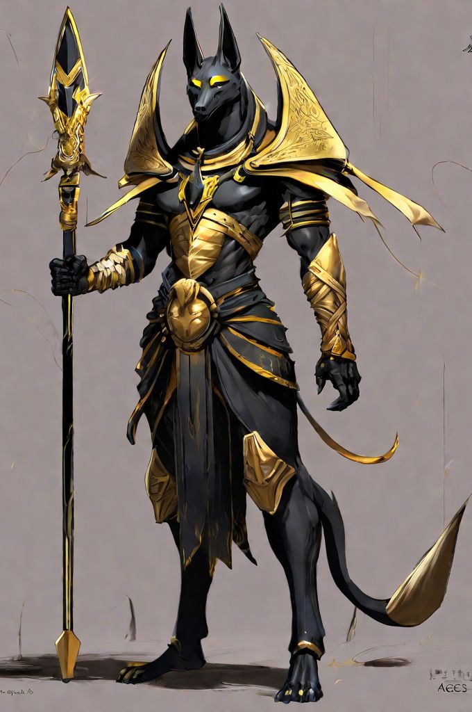 Anubis god concept art by MarceloSilvaArt on DeviantArt