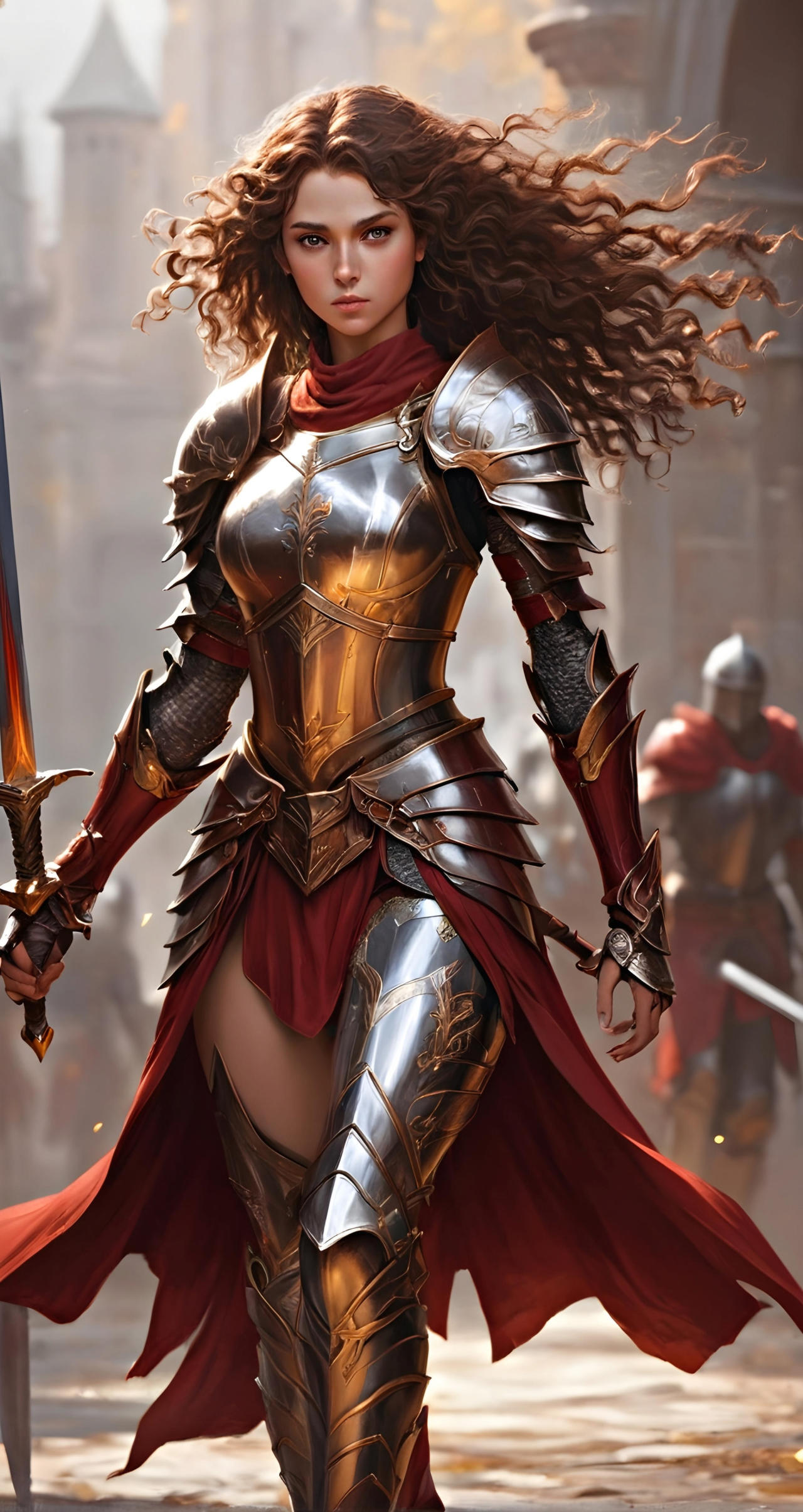Female Rabbit Knight Female Knight by MarceloSilvaArt on DeviantArt
