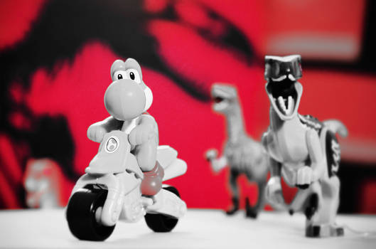 Yoshi and his Raptors P/B/Red