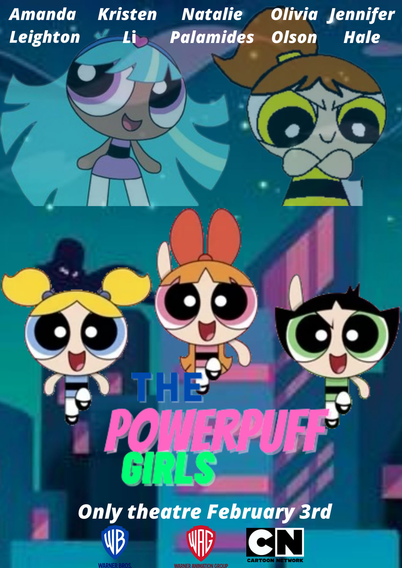 The Powerpuff Girls (film)- Teaser Poster by MiniMonster-123 on DeviantArt