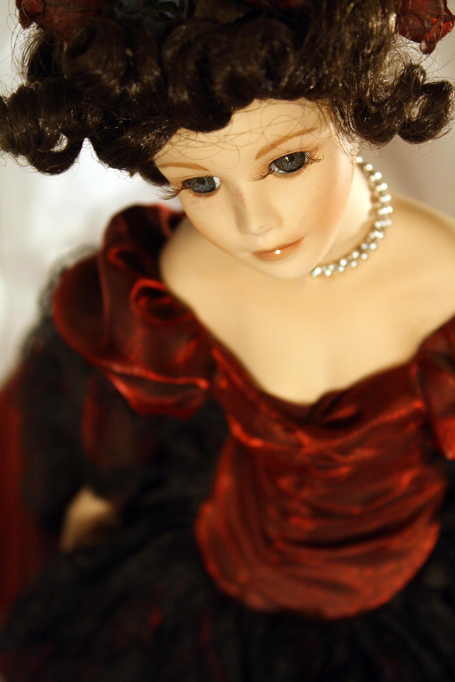 Pulling Stock Victorian Doll 1