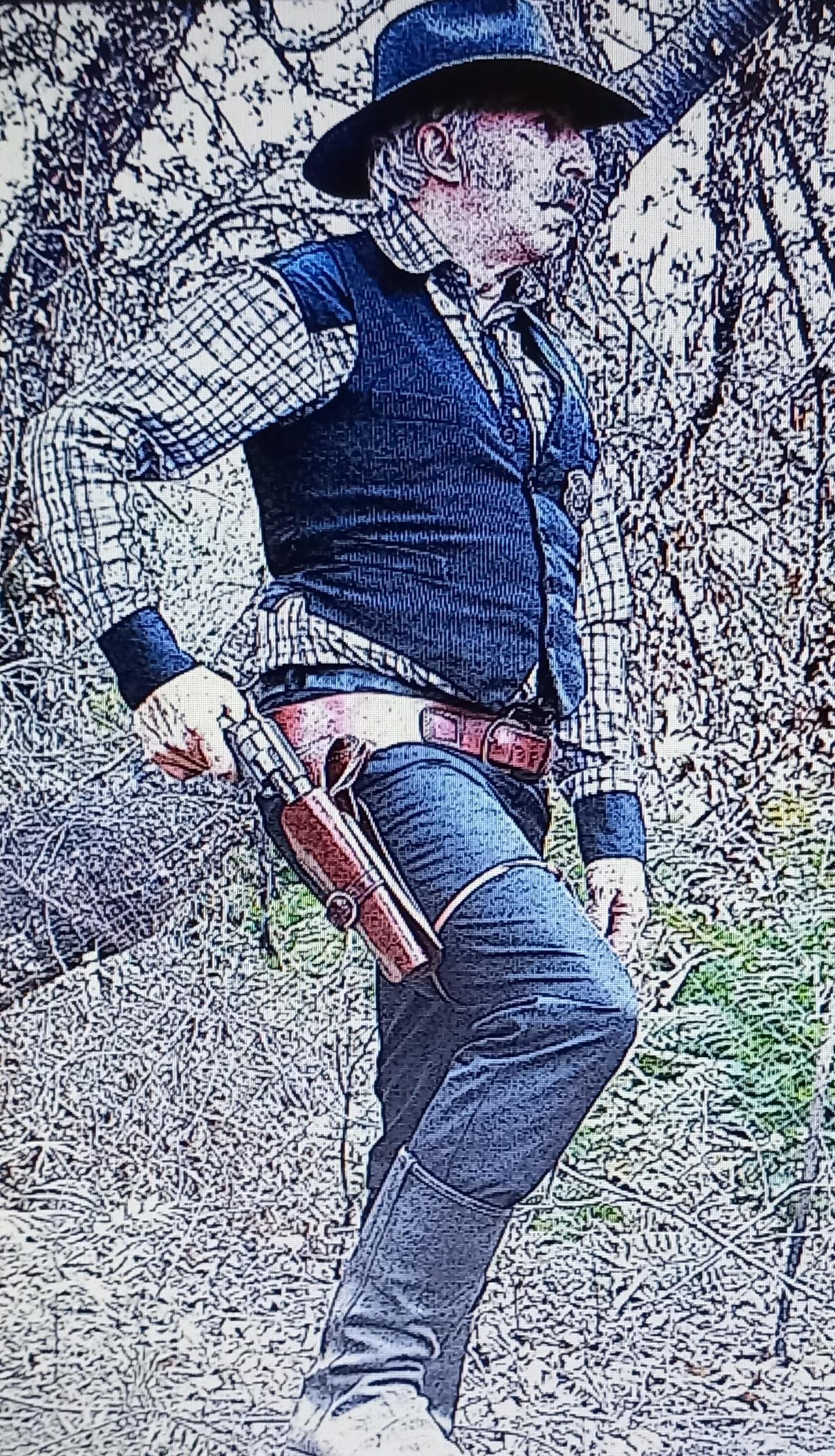 Cowboy, digital art by DRJeandelarose on DeviantArt