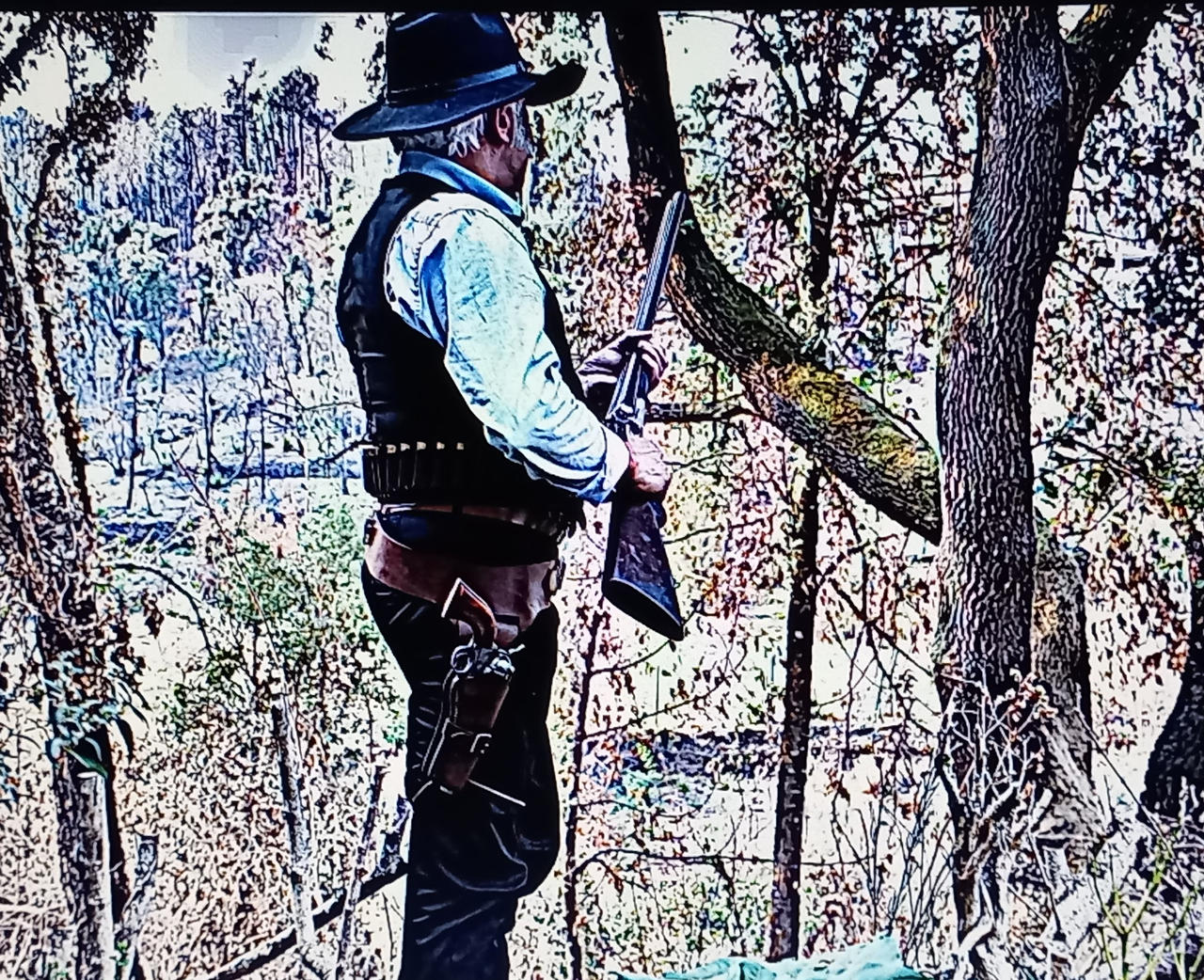 Cowboy, digital art by DRJeandelarose on DeviantArt