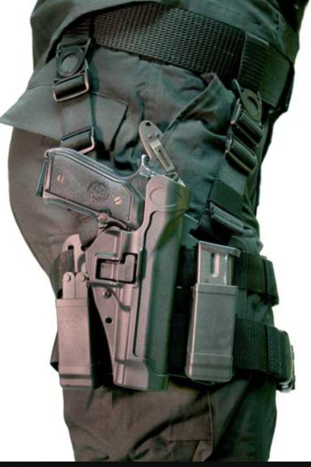 Police Leg Lock Police leg holster by DRJeandelarose on DeviantArt