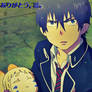 Ao no Exorcist - Rin and Usamaro icon