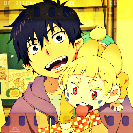 Ao no Exorcist - Rin and Usamaro