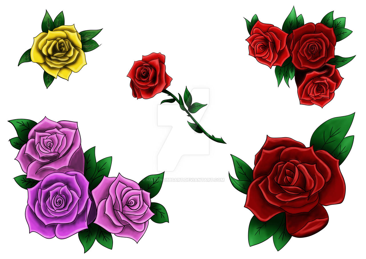 Roses by MattNobbsArt on DeviantArt