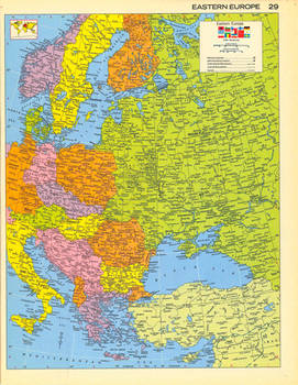 Detailed Map of Eastern Europe (1989)