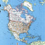 Detailed Map of North America (1999)