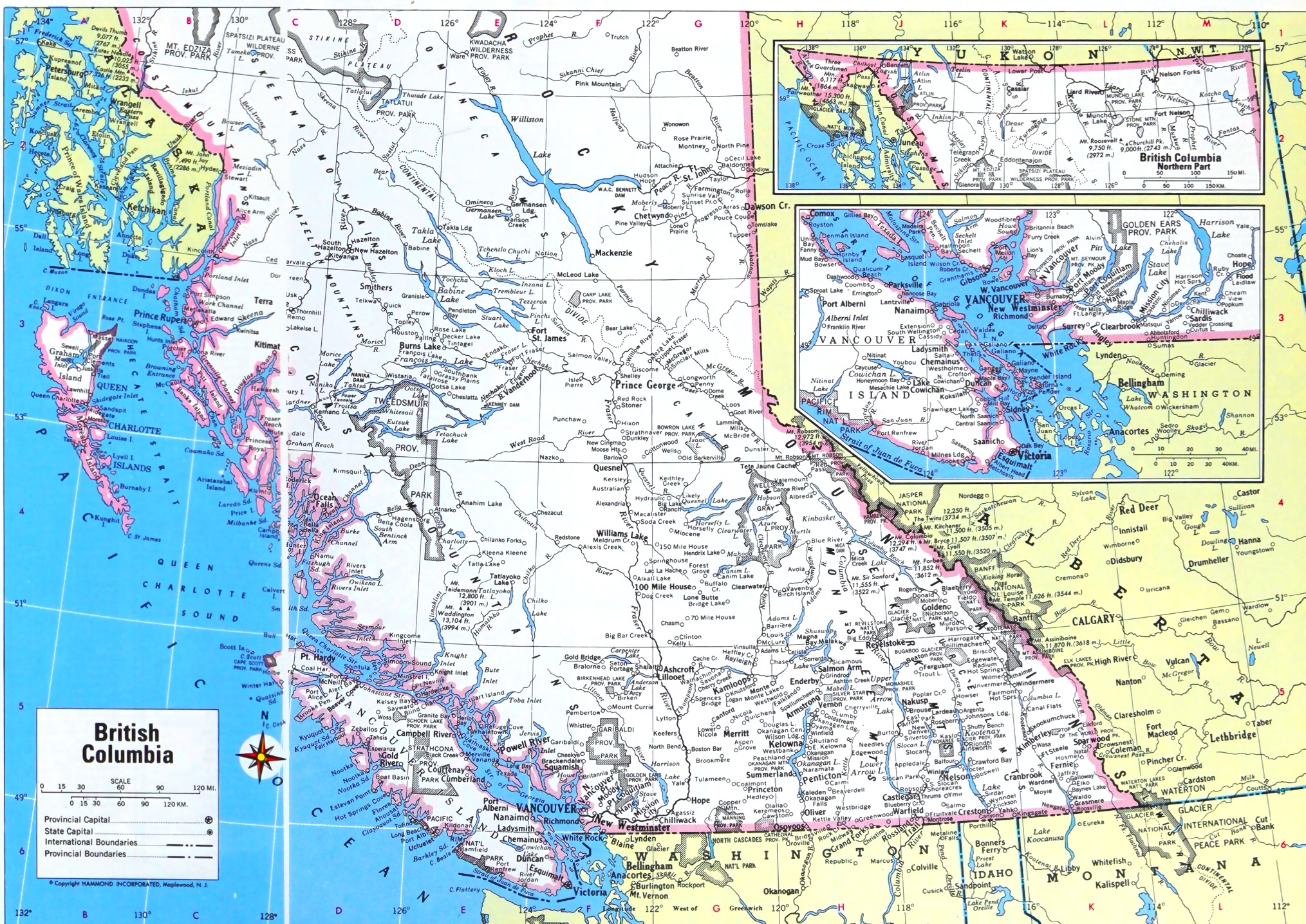 Detailed Map of British Columbia (Modern) by WogofJog on DeviantArt