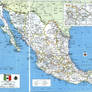 Detailed Map of Mexico (Modern)