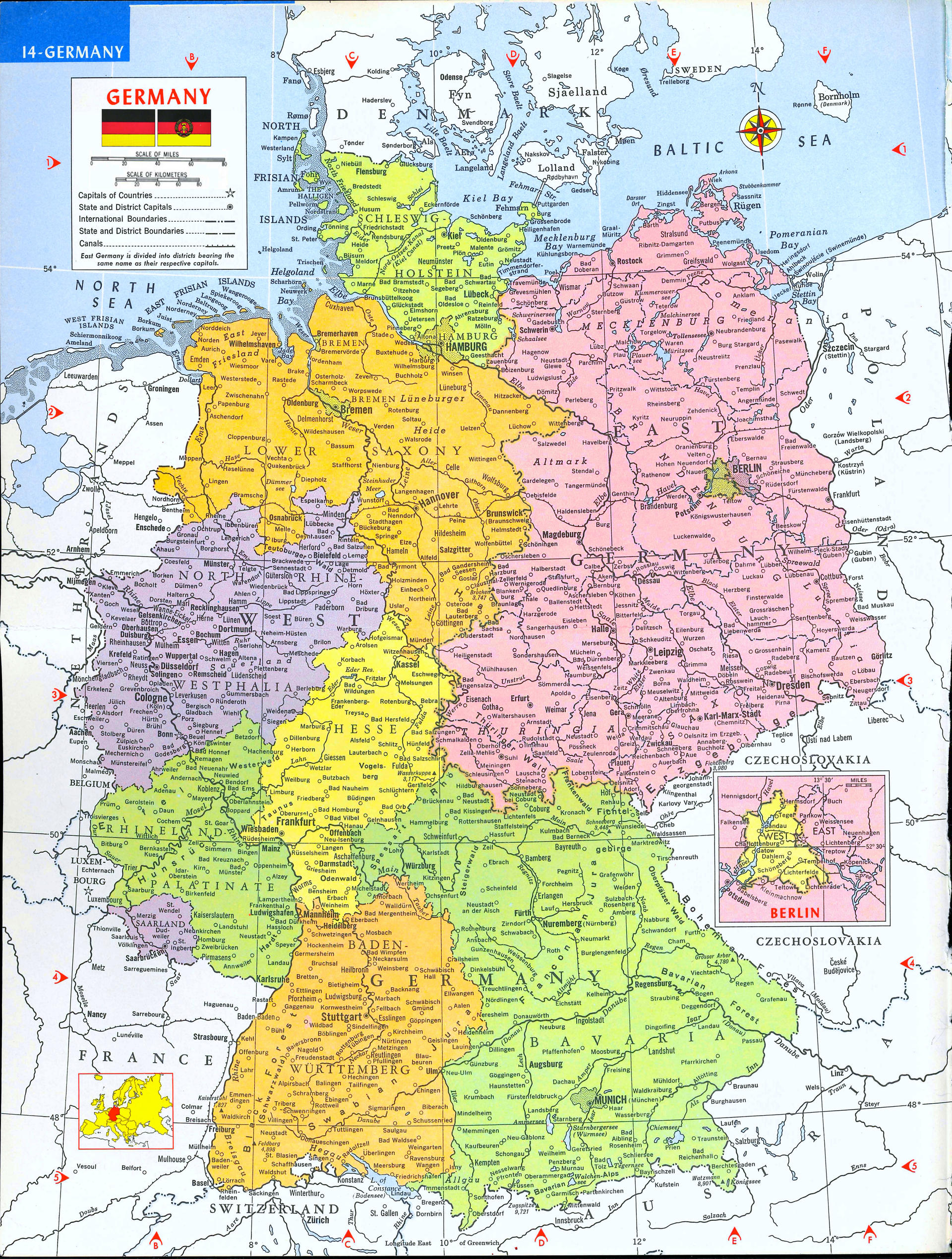 Map Of West Germany 1977 GHDI Map