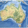 Detailed Map of Australia (Geography)