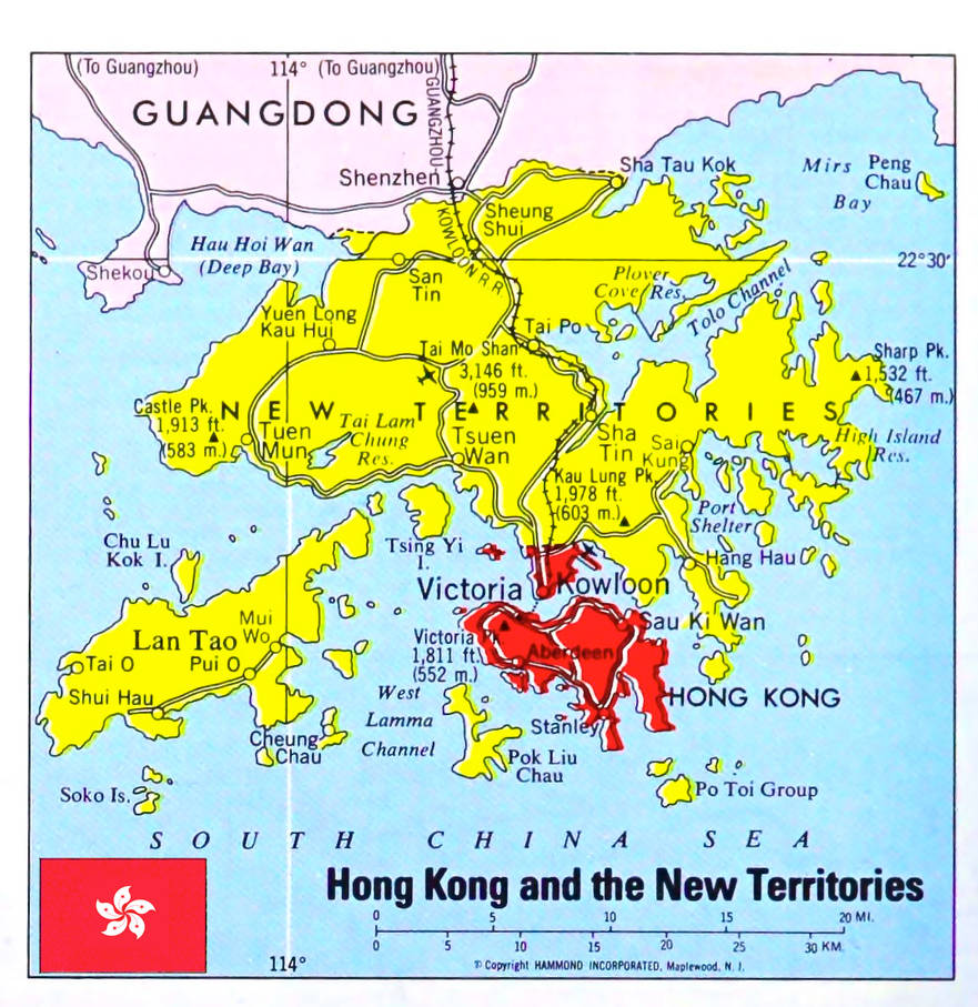 Detailed Map of Hong Kong (Modern) by Cameron-J-Nunley on DeviantArt