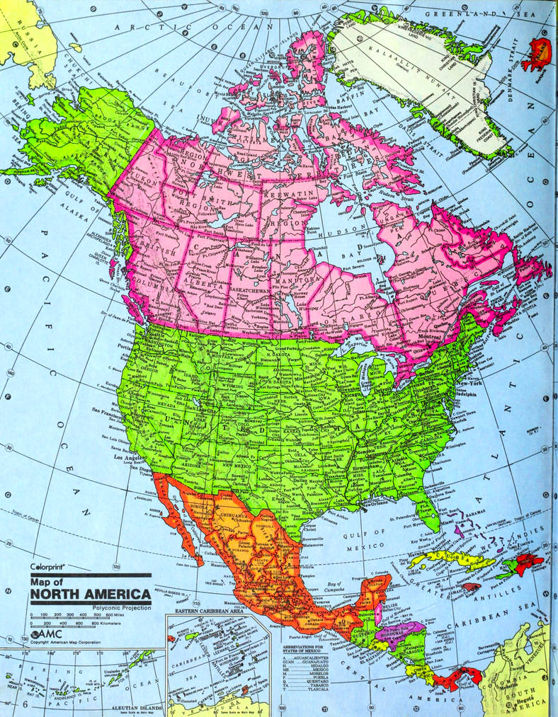 Параллели северной америки на карте. Политическая карта Северной Америки на русском языке со странами. Подробная политическая карта Северной Америки. Северная Америка политическая карта на русском. Карта Северной Америки со странами.