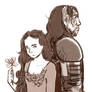 aSoIaF Sansa and the Hound