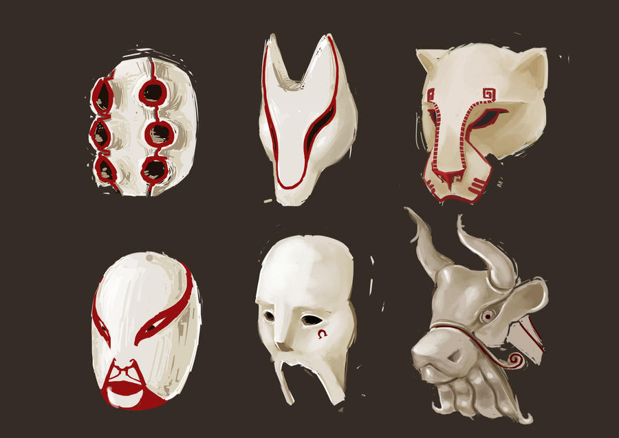 masks by Idioluck on DeviantArt