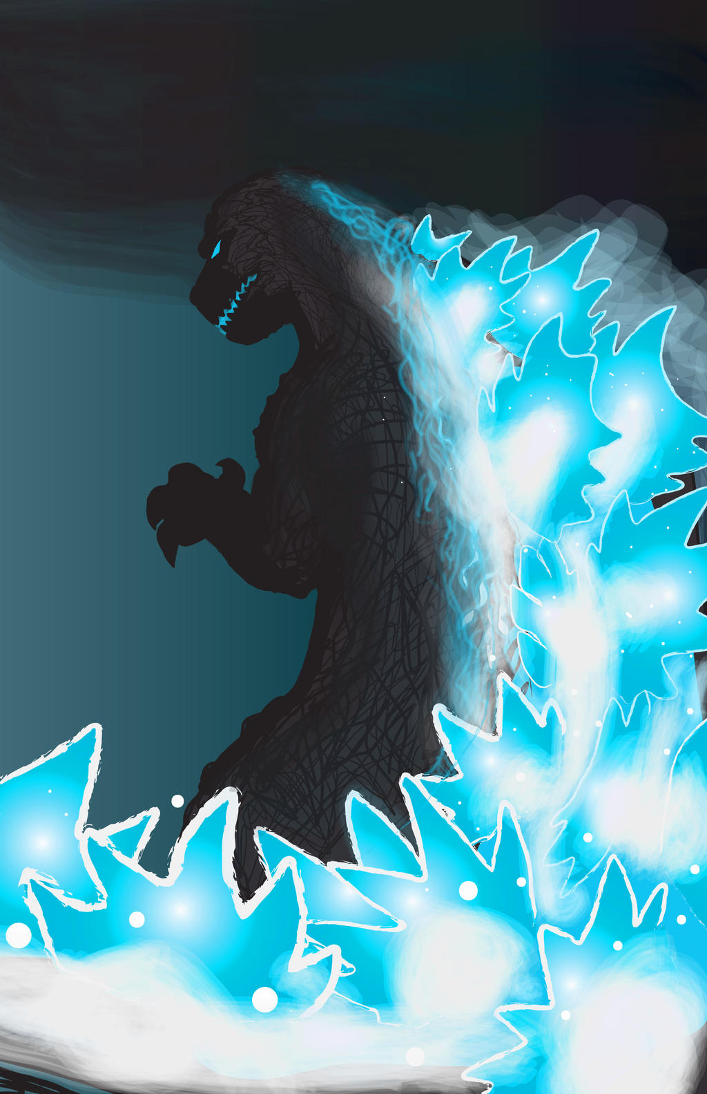 Godzilla Atomic Breath by ChristopherDSmith on DeviantArt