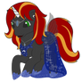 Mysti in a dress by CessySketch