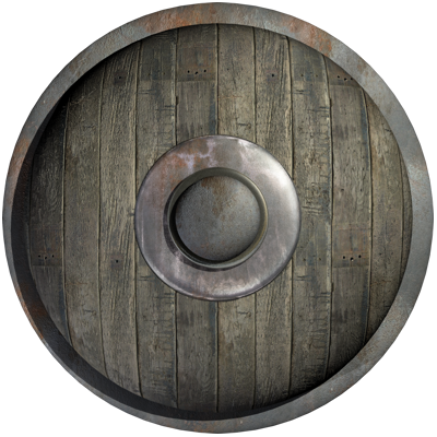 Reinforced round shield by Brentonv on DeviantArt