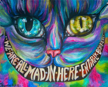 psychedelic cat